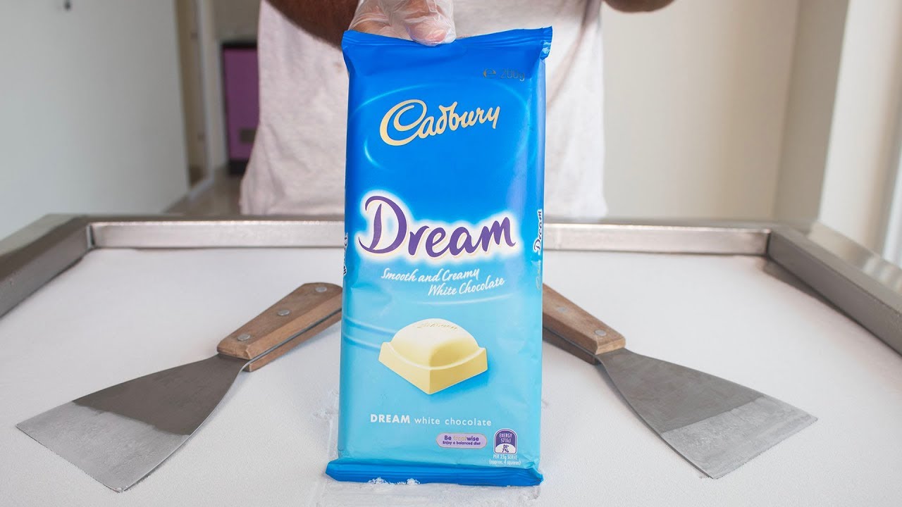 CADBURY DREAM ICE CREAM ROLLS SATISFYING ASMR