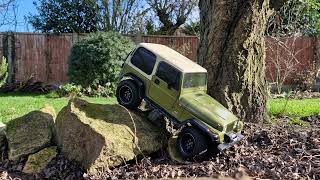 Tamiya CC01, CC02 and MST CMX in action #rccrawler #rc4wd
