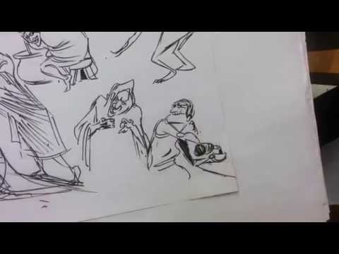 Gesture Drawing Class #17 Creating an old hag character