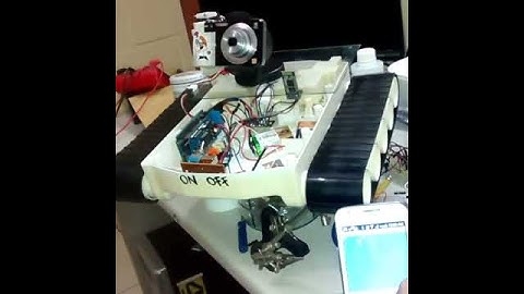 Caterpillar tank complete   arduino bluetooth takes pictures