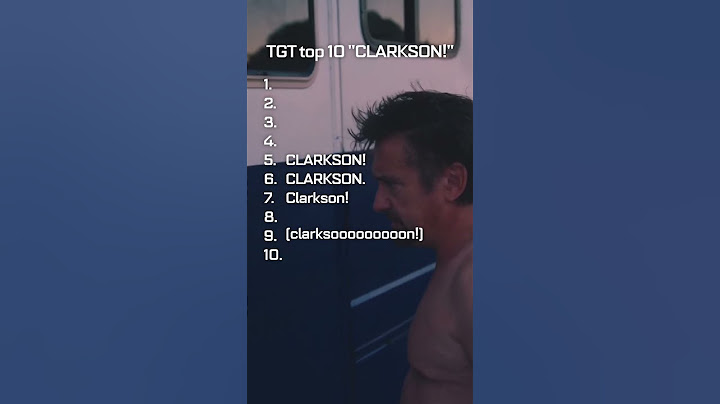 Top 10 "CLARKSON!" Shouts from #thegrandtour 😅