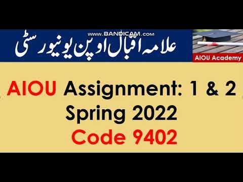 9402 solved assignment 2022