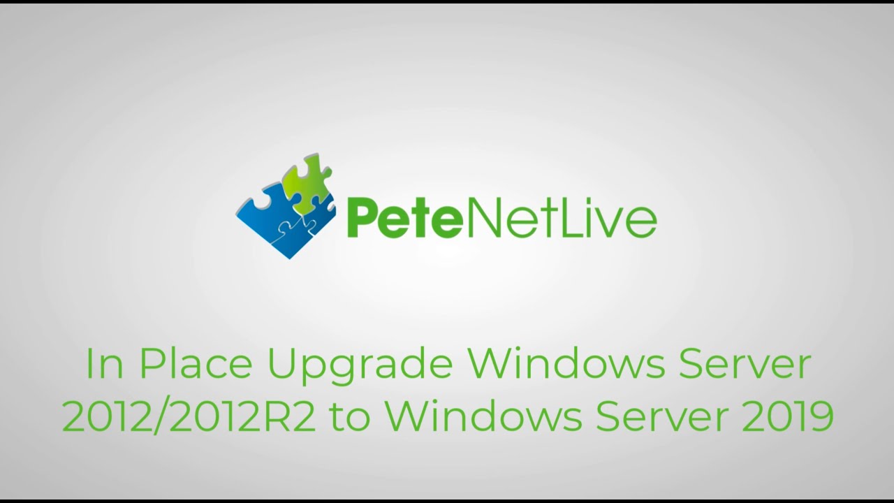 Windows Server 2012 In Place Upgrade