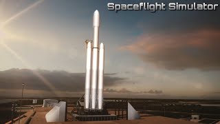 Falcon Heavy Animation | Spaceflight Simulator