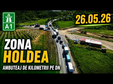 [A1] Zona Holdea, ambuteiaj pe DN, Autostrada A1 Lugoj - Deva 26.05.2026 | Adisan