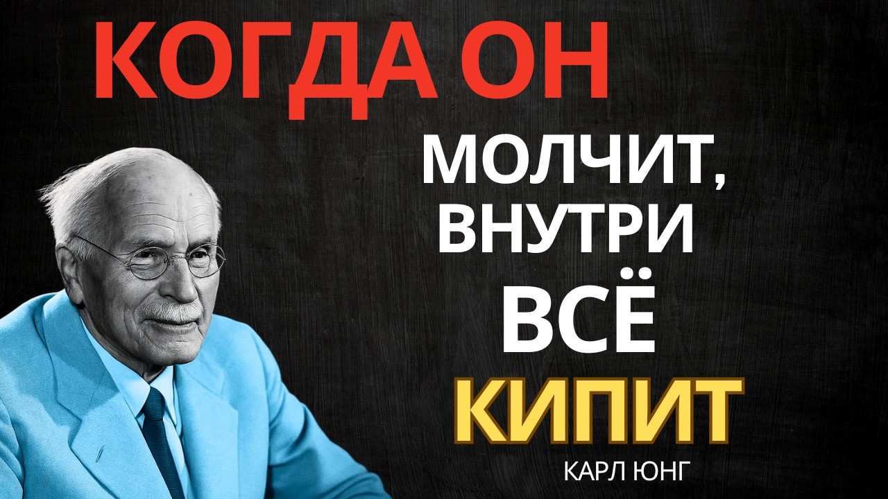 КОГДА МУЖЧИНА СТАНОВИТСЯ ТИХИМ — ОН ПЕРЕЖИВАЕТ ВНУТРИ || Карл Юнг