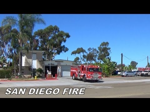 SAN DIEGO FIRE DEPT RESPONDING - Engine 28
