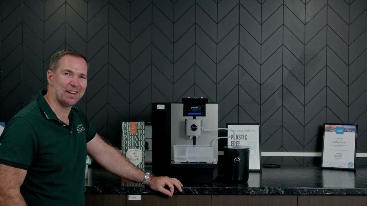 How to clean the milk system on a JURA Coffee Machine