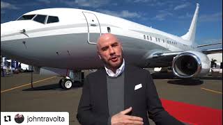 John Travolta shows us the Boeing Business Jet !! It’s a Beauty 🔥🔥