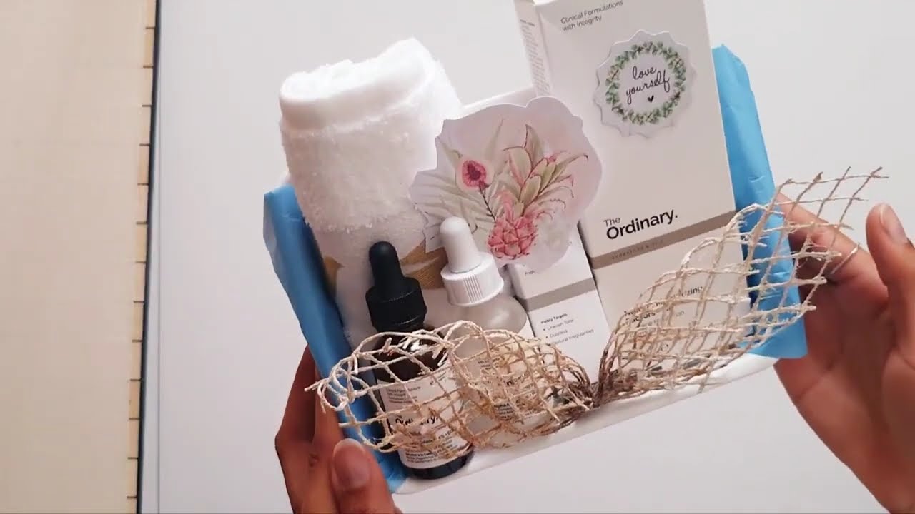 DIY skin care gift basket ☆ YouTube