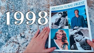 ASMR PAGE TURNING 90s Architecture Magazine outside 🚙 🌙 🌬️ wind, car, city sounds (no talking)