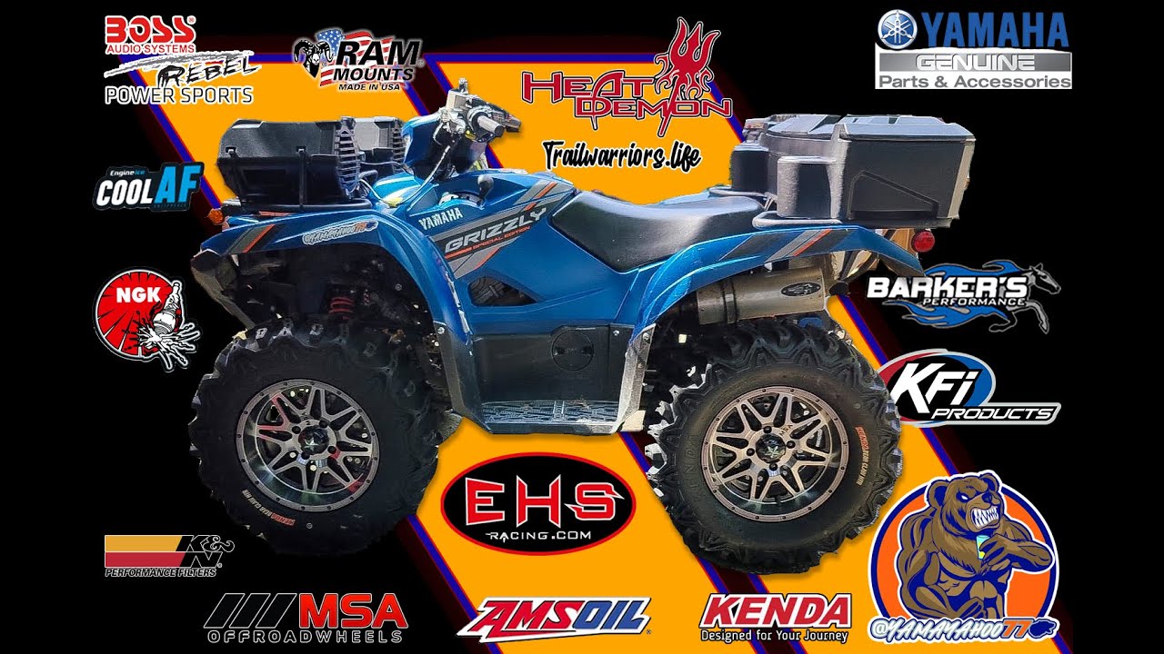 Yamaha Grizzly 700 SE New MSA M26 Vibe wheels w/ Kenda Bear Claw HTR tires 🙏🦾🐻