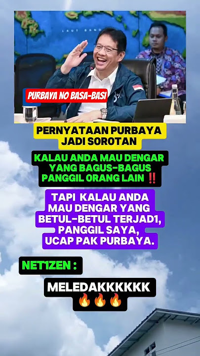 Purbaya No BASA-BASI #shortsviral #purbayayudhisadewa