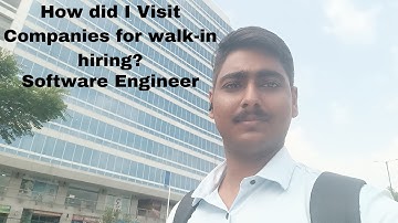 How did I visit companies for walk-in hiring? | Software Engineer | Gurgaon#engineering #job #vlog