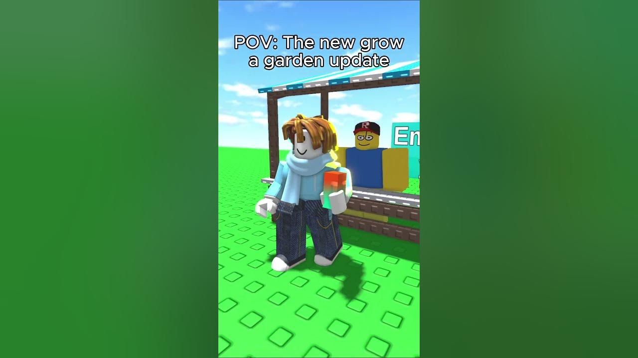 grow a garden update be like #animatorbaconyt #roblox #robloxanimation #growagarden