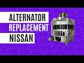Replacing alternator nissan xtrail  teana fix grinding noise by ezy2learn