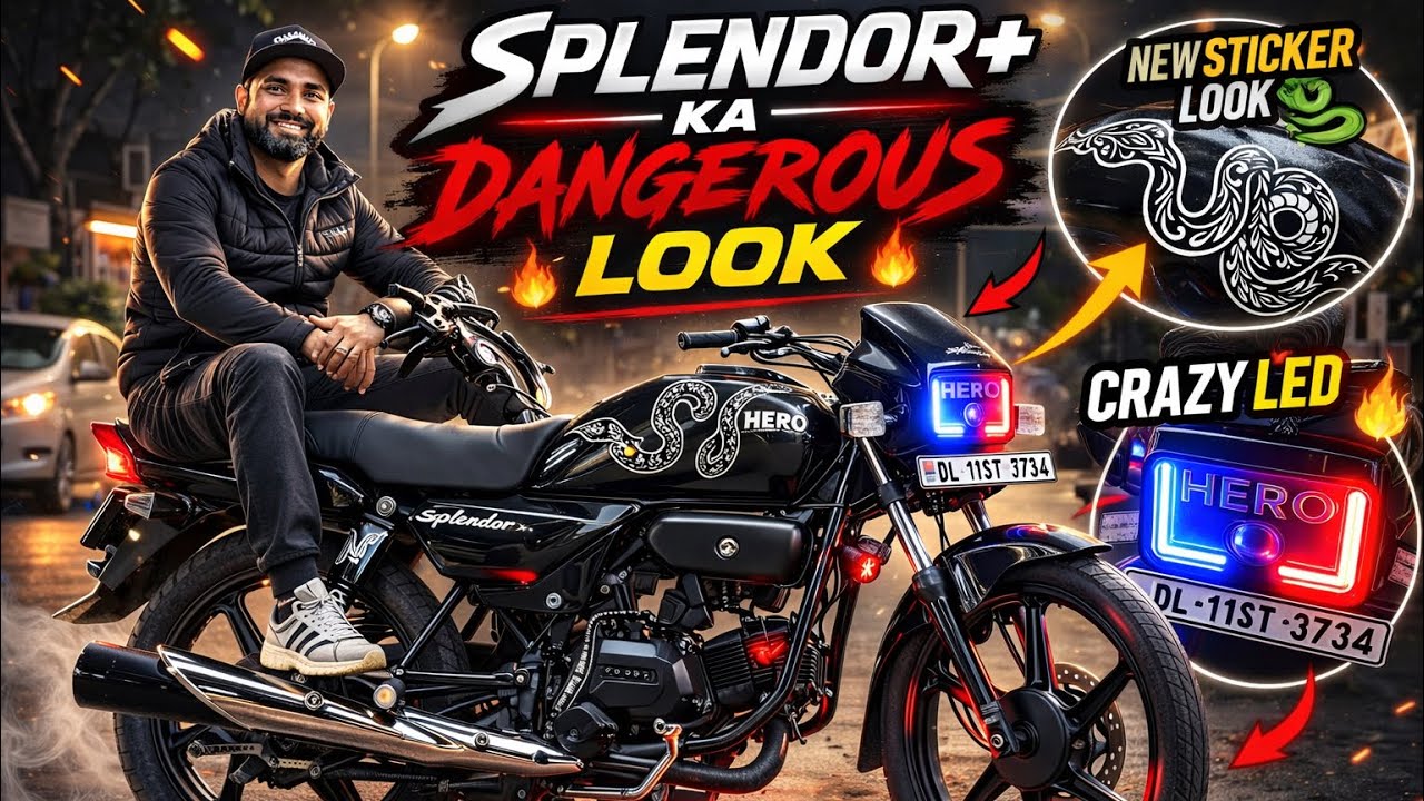 2026 में Hero Splendor Plus को करा zero से hero 🔥 Full Restoration Done 😍 Best Modification