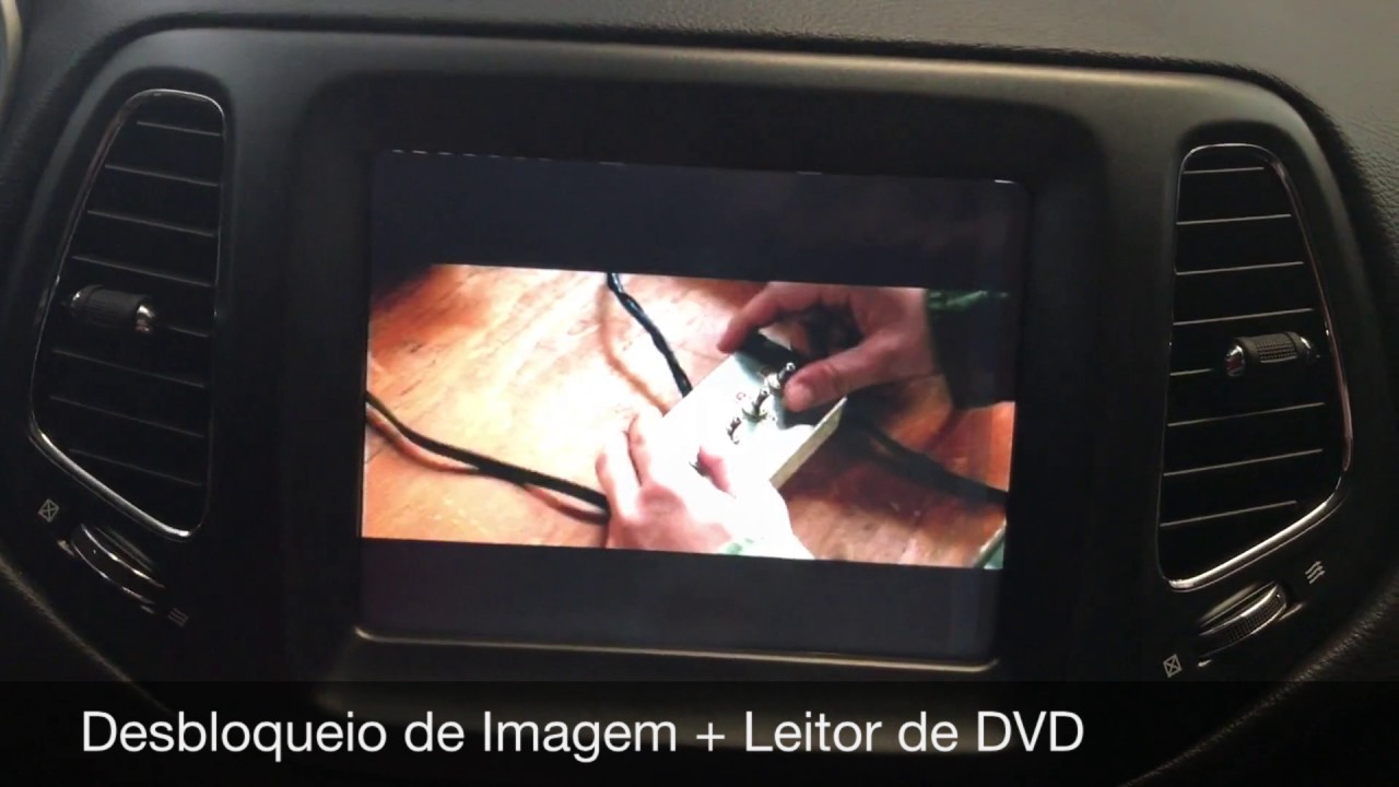 Jeep Compass - Desbloqueio de Imagem + Leitor de DVD Slim - ARTSOM AUTO