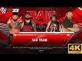 THE USOS VS THE WYATT FAMILY WWE TAG TEAM CHAMPIONSHIP MATCH  AUGUST 2023 [ PC UHD 4K 60FPS ]