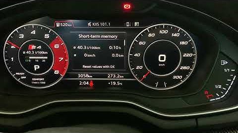 Audi S4 B9 Avant - Engine sound from inside car