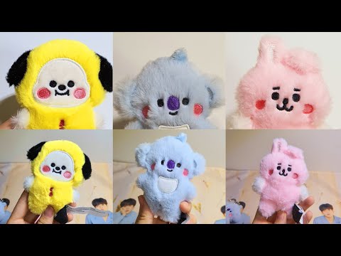 방탄소년단 BT21 베이비 플랫퍼 백참 언박싱(치미,코야,쿠키) / BT21 후기 /BTS BT21 BABY FUR FLUSH BAGCHARM unboxing 