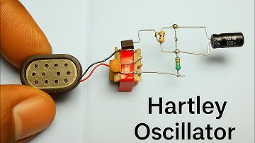 How to Make a Hartley Oscillator | Easy RF Oscillator Circuit with Transformer & Transistor