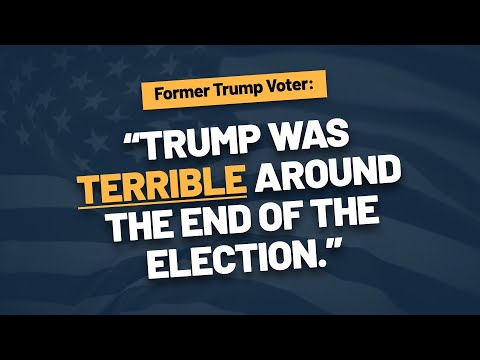 Former Trump Supporter: "I'll never vote for Trump in this election or any election"