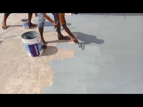 Terrace water proofing work