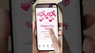 Create your Valentine invite in minutes