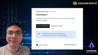 How to Manage Permissions and invite Contributors in Squarespace