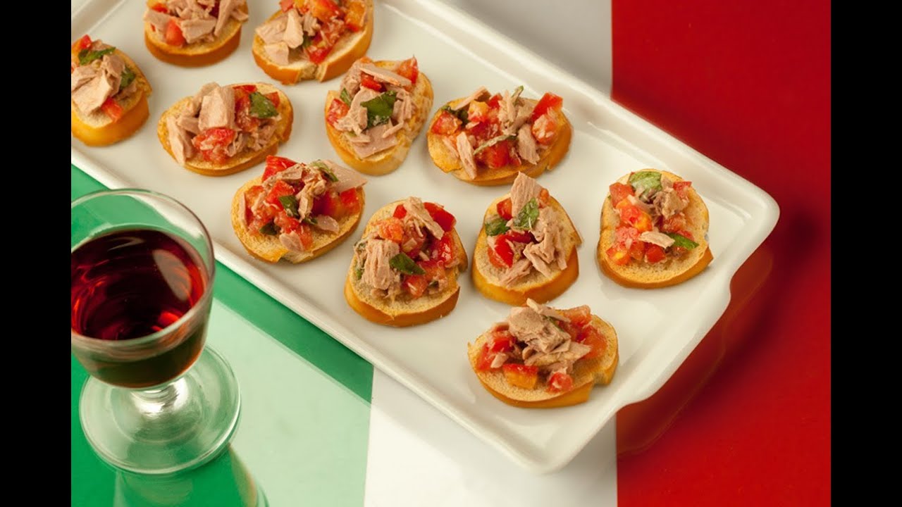 Receita de Bruschetta de Atum - YouTube