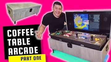 DIY Coffee table... that hides an ARCADE machine! Disguised DIY. (Part 1 of 2)