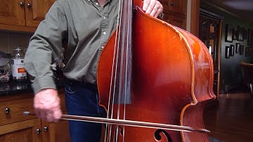 Essential Elements Double Bass Book 1, #47 Bow on the D String