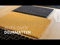 Welke deurmat kiezen? | Soorten deurmatten