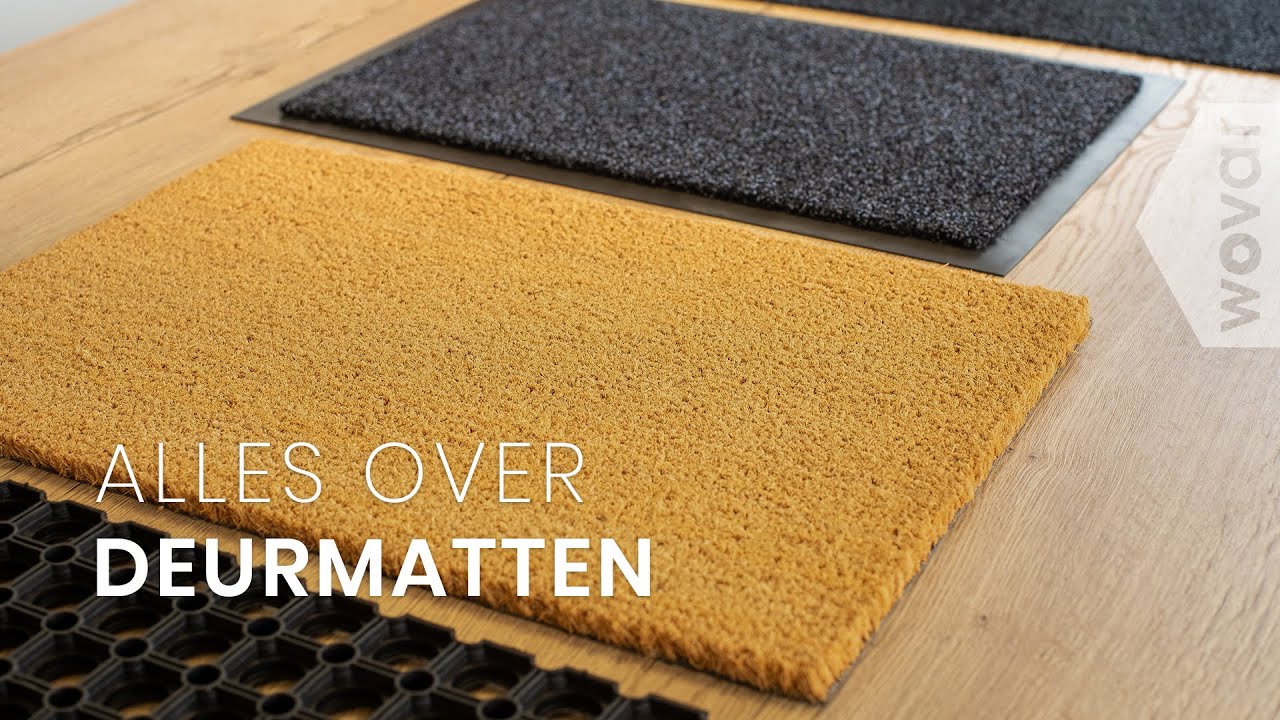 Welke deurmat kiezen? | Soorten deurmatten