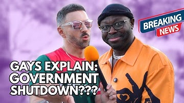 Do Gays Even Care About the Government Shutdown? | Bob the Drag Queen Asks with Matteo Lane