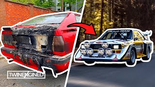 Beginning of the Audi Quattro Rally Car S1 E2 Group B Tribute Build *PROJECT PHOENIX*