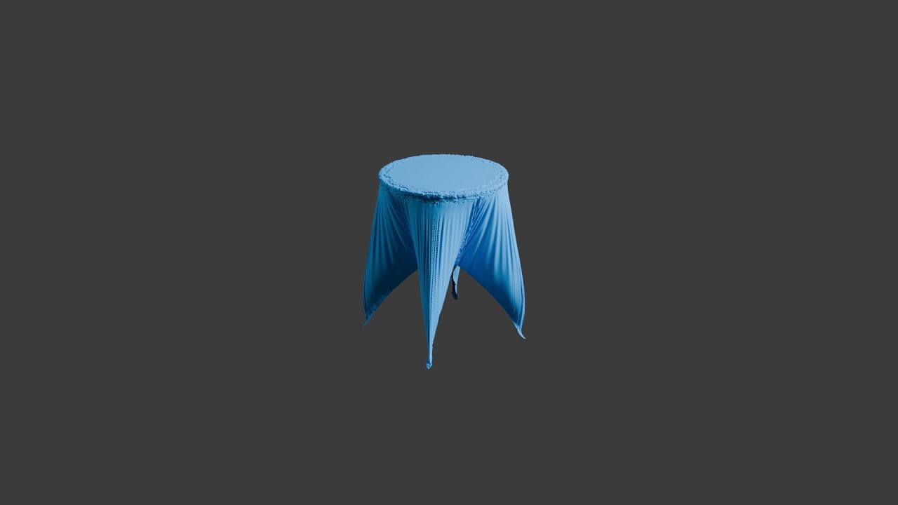how to do cloth simulation in blender - YouTube