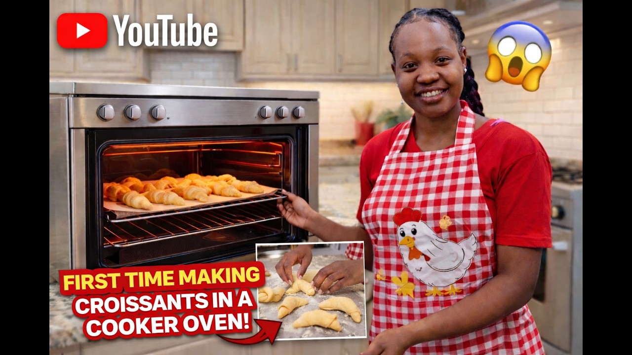 First Time Making Croissants  🥐 | Simple Homemade Recipe/baking  era /Cooking vlogs.