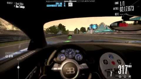 NFS Shift - Bugatti Veyron vs. Koenigsegg CCX - Nordschleife - Gameplay
