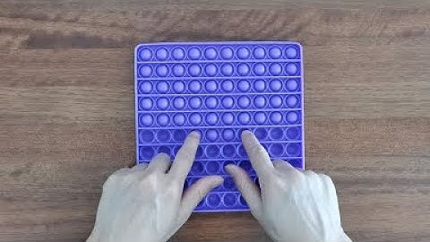 Jumbo Pop It ASMR 2021 - NO Talking Fidget Toy ASMR