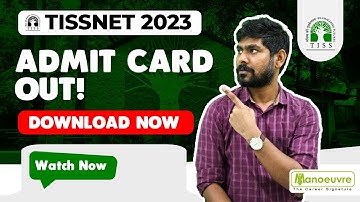 TISSNET 2023 | Admit Card OUT!!! Download Now !!!!