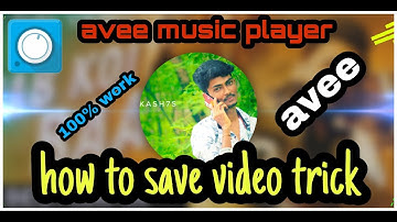 How to save avee music player songs|100%work