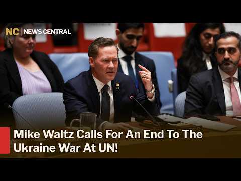 FULL: US Ambassador Mike Waltz Calls for Peace & Ceasefire in Ukraine at UN Security Council | AC1Z