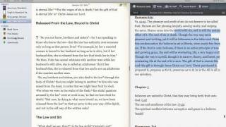 Walk through of OliveTree's BibleReader App screenshot 5