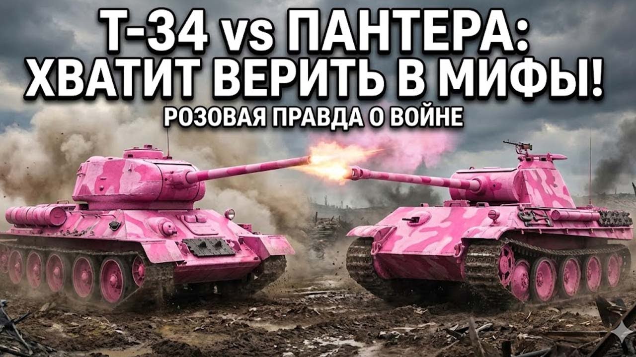 Т-34 или Пантера? Хватит верить в мифы!