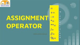 #2 Assignemnt Operator in Tamil | Python Assignment Operator