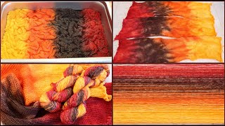 Dyepot PS #71 - Dyeing Gradient Sock Blanks that Unravel into Matched 50 g Skeins! Cold Handpainting