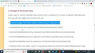 Selenium4 changes deprecated features GMT20220625