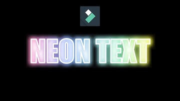 Create Animated Neon Text Intro in Filmora